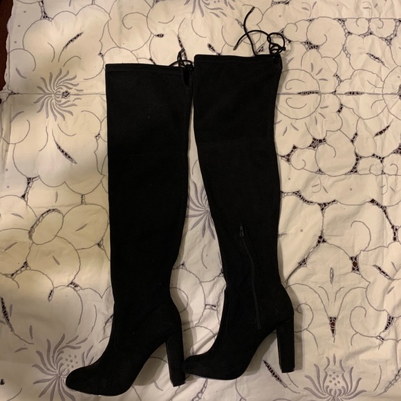 High rise heel -black - Picture 3 of 3